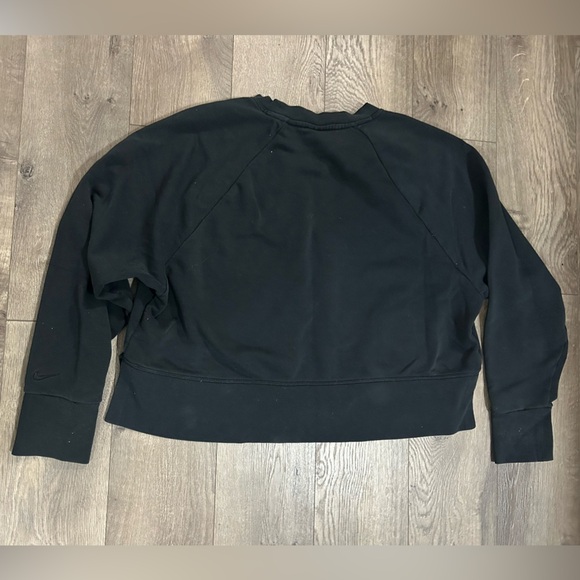 Nike Black Cropped Sweatshirt - Picture 5 of 5